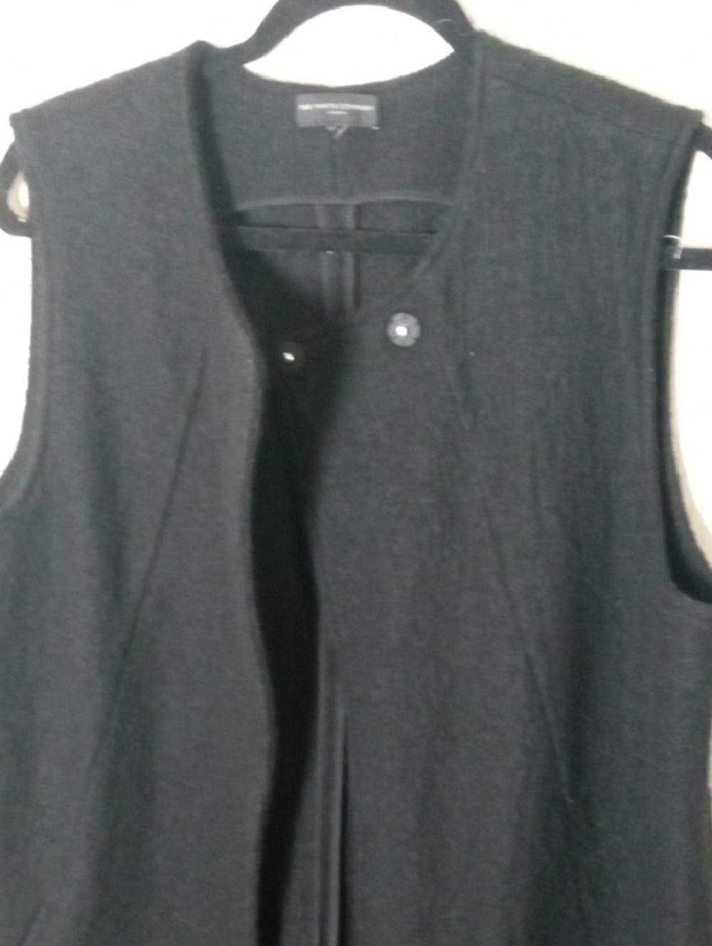 The White Company Black Wool Duster100% Wool Lagenlook, Cottage Core, Holidays - Picture 3 of 9